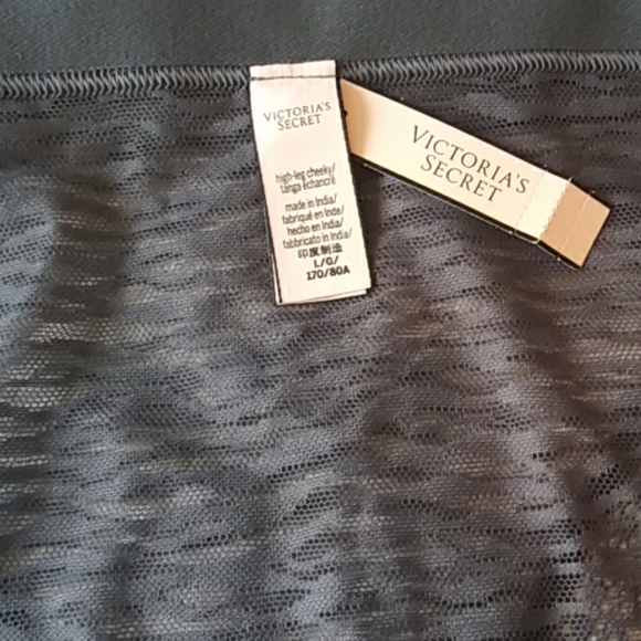 NWT VS Bundle Lace High Leg Panty Sz L - Picture 3 of 6